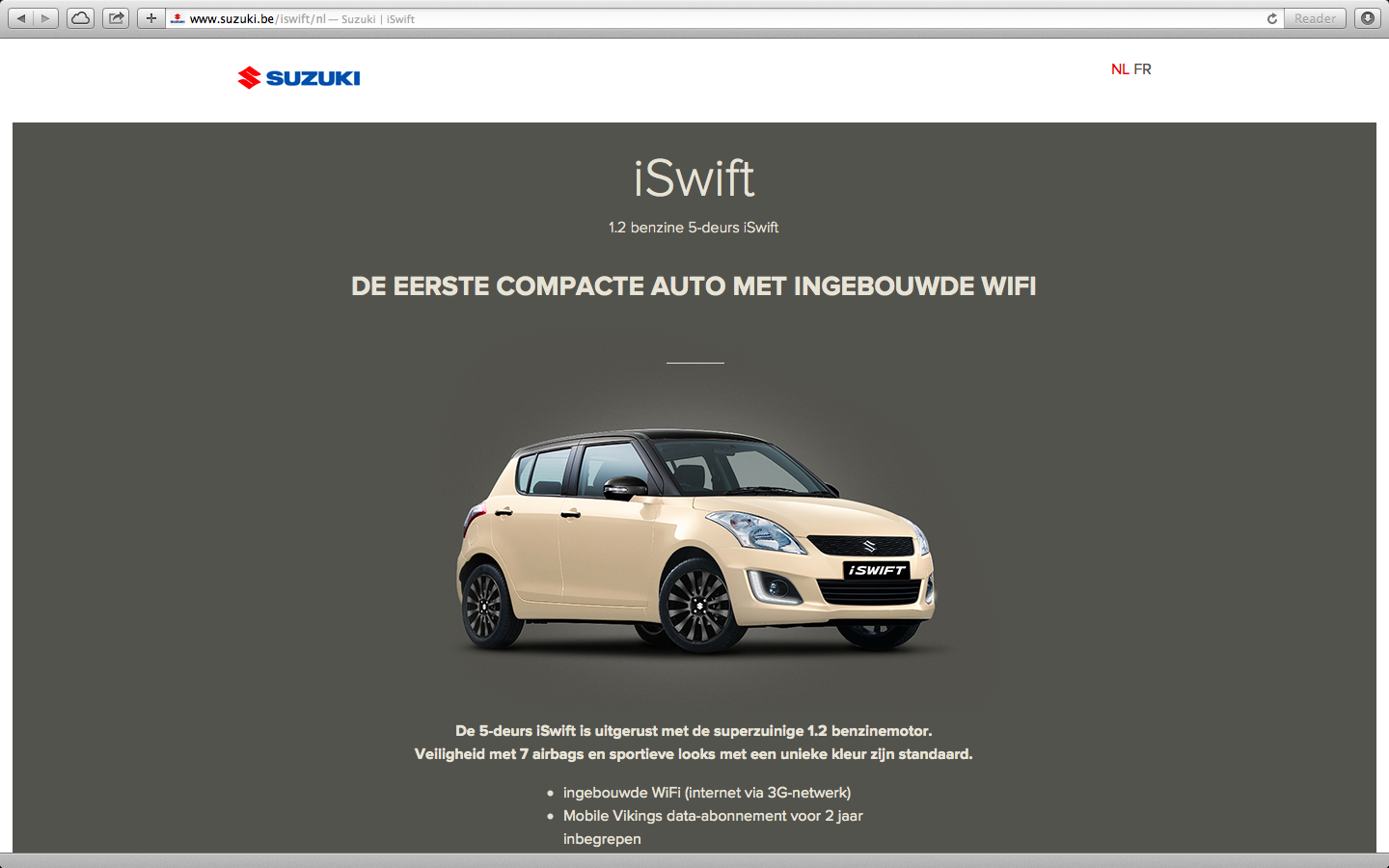 iswift the first e shop for a car debottomline